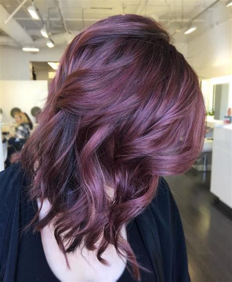 plum brown hair color|plum permanent hair color.